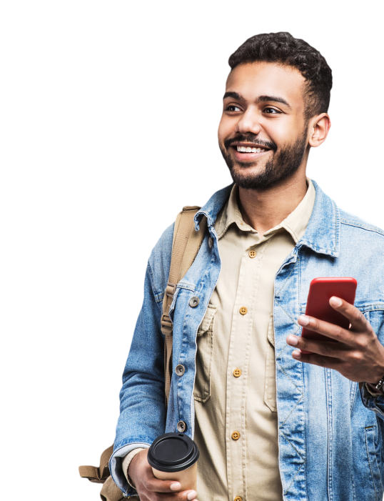 Student illustration - person with laptop